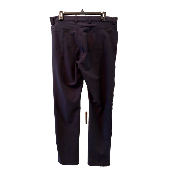 Greg Norman Pants Men's Size 34X32 Black Jordan Trouser Mid Rise Golf Shark - Picture 2 of 12